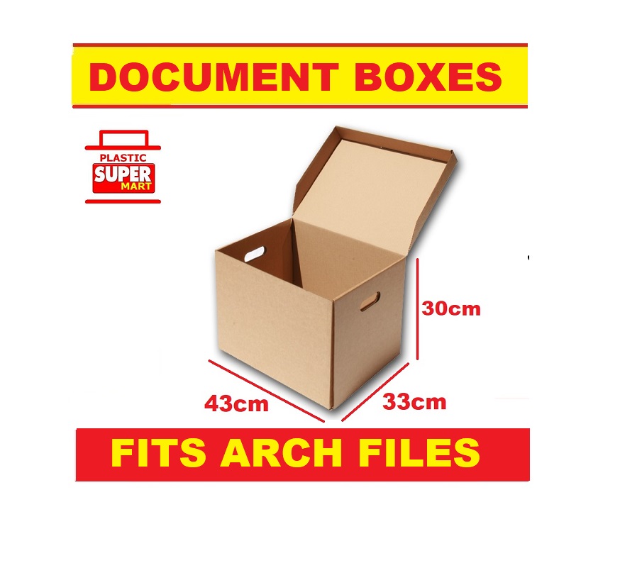 Document Storage Box : Plasticsupermart