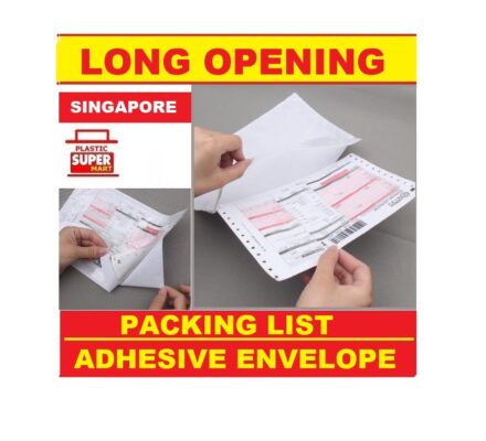 17cm x 25cm A5 Size Adhesive Clear Packing Envelope Bag