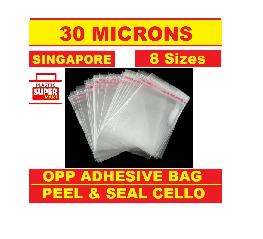 BOPP Clear Self Adhesive Peel Seal Bag : Plasticsupermart